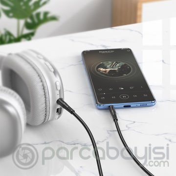 HOCO UPA24 AUX to AUX 3.5mm Ses Aktarım Kablosu 1mt