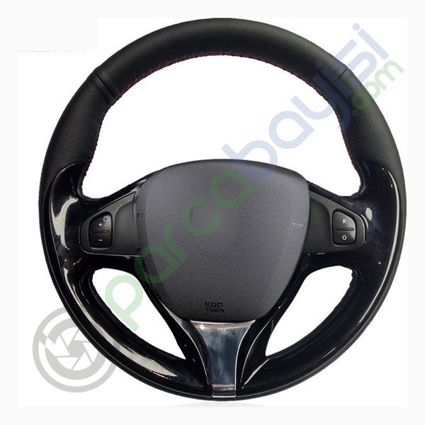 Renault Captur 2014 Sonrası Araca Özel Dikişli Deri Direksiyon Kılıfı