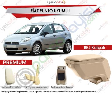 Fiat Punto Uyumlu Bej Kolçak Kol Dayama Ultra Kaliteli