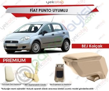 Fiat Punto Uyumlu Bej Kolçak Kol Dayama Ultra Kaliteli