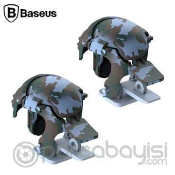 Baseus Gamo GA03 Gamepad Oyun Ateşleyici Tetik- Level 3 Helmet PUBG Gadget