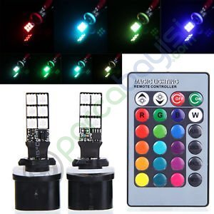 880 Rgb Sis Farı 12Led Çakarlı Uzaktan Kumandalı 2 Adet