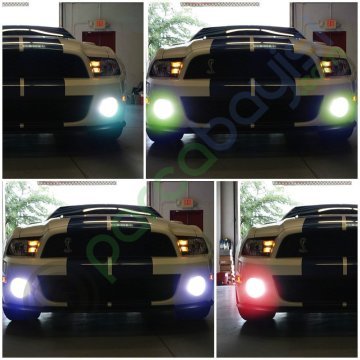 880 Rgb Sis Farı 12Led Çakarlı Uzaktan Kumandalı 2 Adet