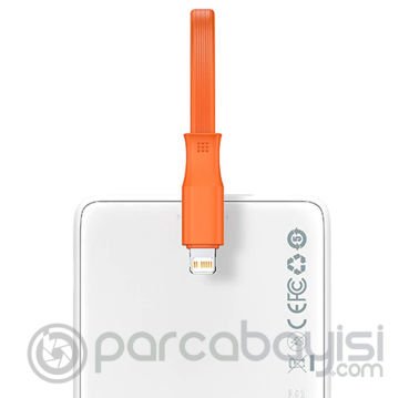 Baseus 20W Dijital LED 10000mAh Powerbank Hızlı Şarj Lightning Kablolu