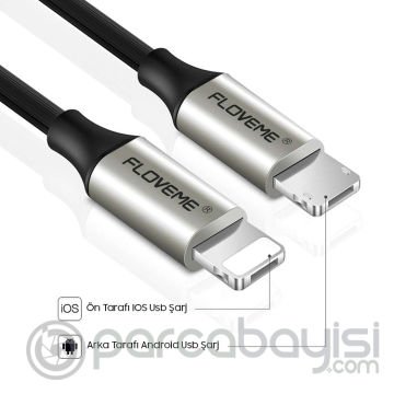 Floveme 2 İn1 İPhone 13-12,11 Ve Micro Usb Usb Kablo