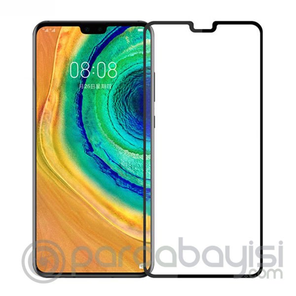 Huawei Mate 30 Full 3D Tempered Kırılmaz Cam Ekran Koruyucu