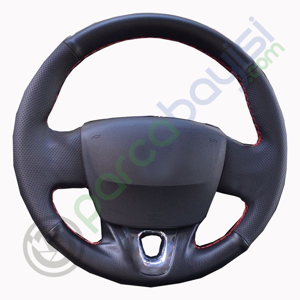 Renault Scenic 2013-16 Araca Özel Dikişli Deri Direksiyon Kılıfı