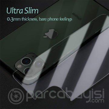 Ally İPhone 11 Pro Max 6.5İnch Tempered Arka Kırılmaz Cam Koruyucu