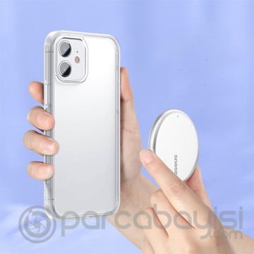 Baseus iPhone 12 Mini Kamera Lens Koruyuculu Frame Kılıf