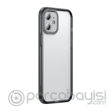 Baseus iPhone 12 Mini Kamera Lens Koruyuculu Frame Kılıf