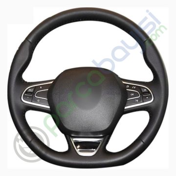 Renault Megane 2016 Sonrası Araca Özel Dikişli Deri Direksiyon Kılıfı