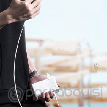 BASEUS GaN 2 in1 45W Hızlı Şarj Power Bank & Şarj Aleti C+U 10000mAh 45W