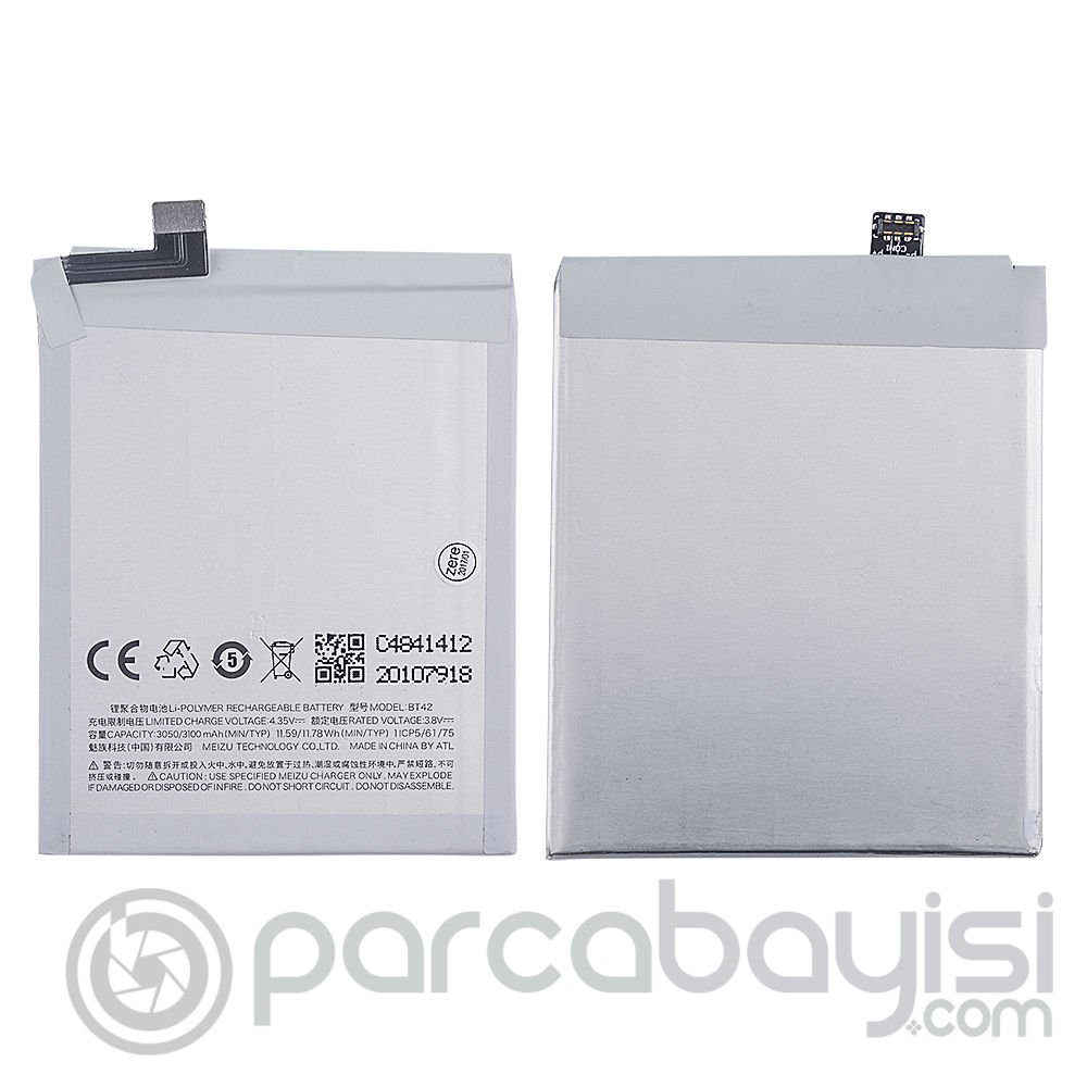 Meizu Bt42 M1 Note  3100 Mah Pil Batarya