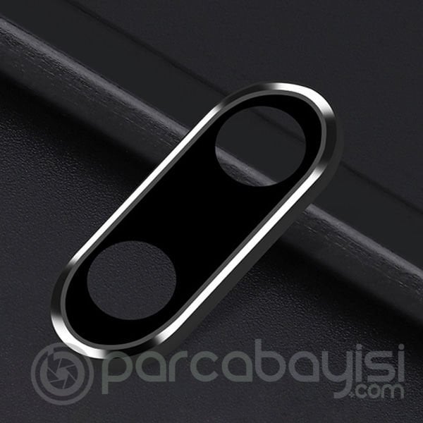 Xiaomi Redmi Note 7 Kamera Koruma Cam+Metal Full Set Birleşik