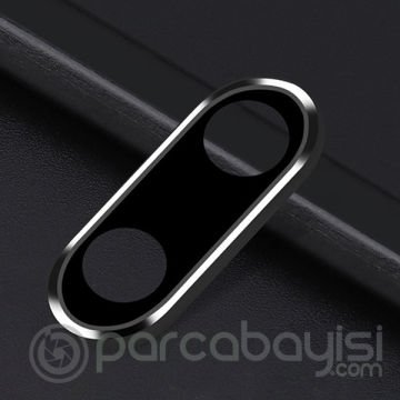 Xiaomi Redmi Note 7 Kamera Koruma Cam+Metal Full Set Birleşik