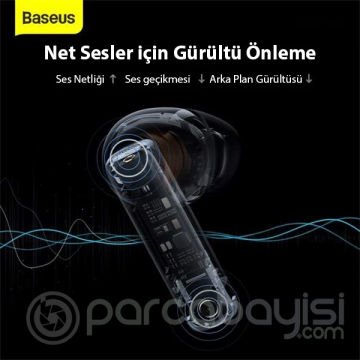 Baseus Bowie E9 Gürültü Önleyici Bluetooth 5.3 Kablosuz Kulaklık