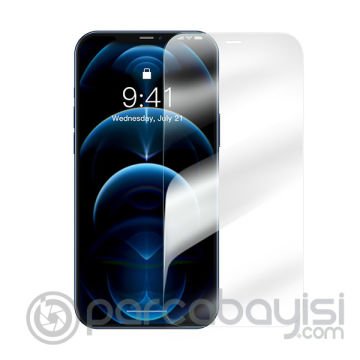 Baseus iPhone 12-12 Pro 6.1 0.3mm HD Anti-drop Tempered Kırılmaz Cam Ekran Koruyucu 2 Adet