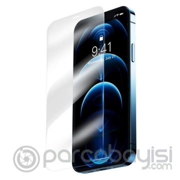 Baseus iPhone 12-12 Pro 6.1 0.3mm HD Anti-drop Tempered Kırılmaz Cam Ekran Koruyucu 2 Adet