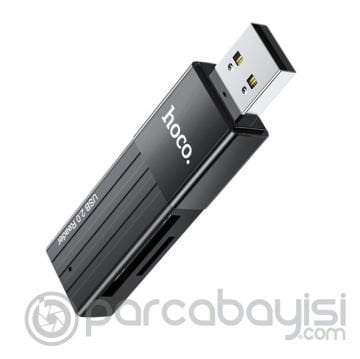 HOCO HB20 2in1 Hafıza Kart Okuyucu USB 2.0 Çevirici Adaptör