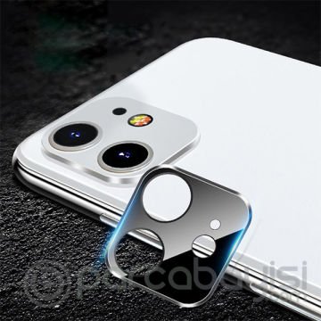 Ally iPhone 11 6.1 İnch 3D Metal Kamera Koruyucu Metal Lens