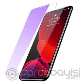 Baseus iPhone 11 Pro Max- XS Max Tempered Cam Ekran Koruyucu 0.15mm Anti-Bluelight 2 Adet Set