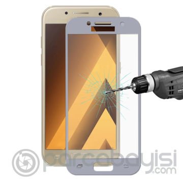 SM Galaxy A3 2017 A320 İçin Tempered Full Kaplama Kırılmaz Cam Ekran Koruyucu