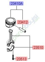 Kia Piston Pim Orjinal | 230412B620