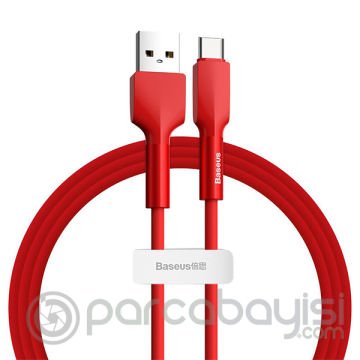 BASEUS Silica Gel USB Type-C  Şarj Usb Şarj Kablosu 2M