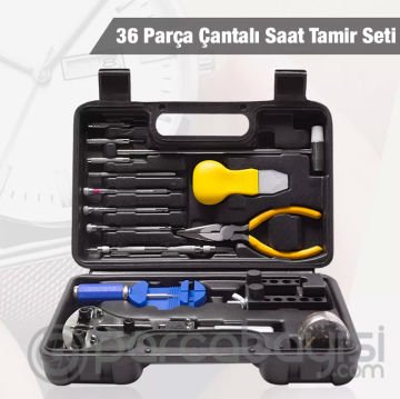 ALLY 36 Parça El Çantalı Profesyonel Saat Kordon Tamir Seti