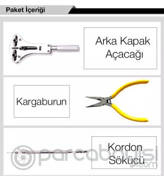ALLY 36 Parça El Çantalı Profesyonel Saat Kordon Tamir Seti