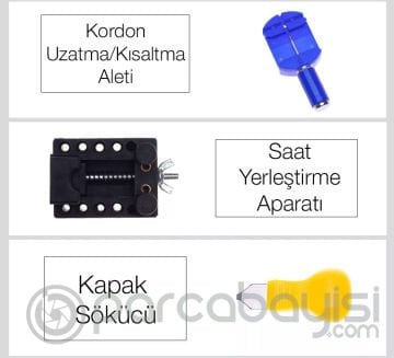 ALLY 36 Parça El Çantalı Profesyonel Saat Kordon Tamir Seti