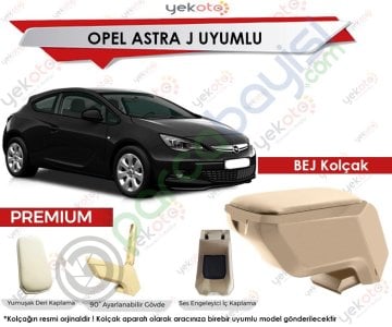 Opel Astra J Uyumlu Bej Kolçak Kol Dayama Ultra Kaliteli