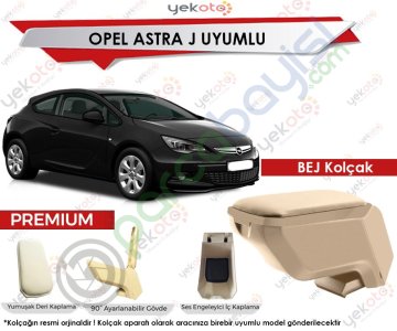 Opel Astra J Uyumlu Bej Kolçak Kol Dayama Ultra Kaliteli