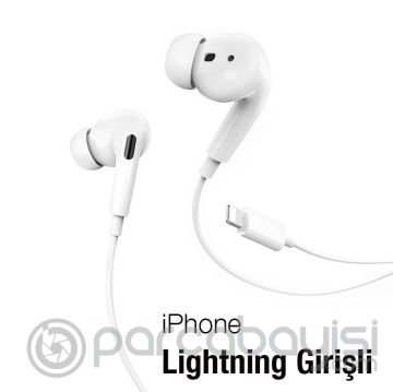 HOCO M1 Pro Series iPhone Lightning Kulakiçi Kablolu Kulaklık