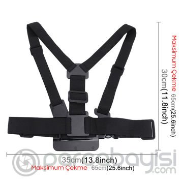 Puluz Hero Go Pro 4 3+ Göğüs Kemeri Askısı Tutucu Strap