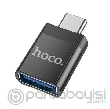HOCO UA17 Erkek Type-C to Dişi USB Dönüştürücü Çevirici Adaptör