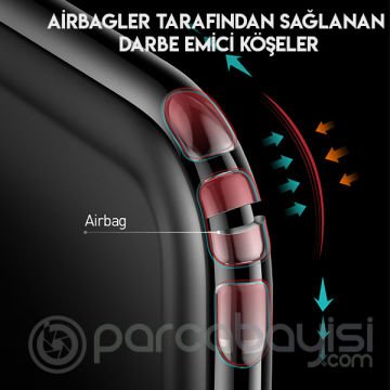 Baseus Safety Airbags İPhone 11 Pro Max 2019 Şeffaf Darbe Emici Slikon Kılıf