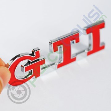Gti 3D Metal Sticker Metal Logo Amblem