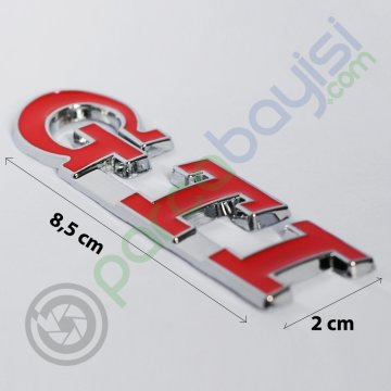 Gti 3D Metal Sticker Metal Logo Amblem