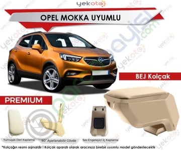 Opel Mokka Uyumlu Bej Kolçak Kol Dayama Ultra Kaliteli