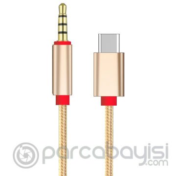 Ally Halat Usb Type-C Aux Muzik Kablo