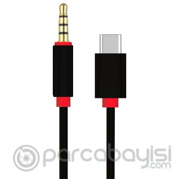 Ally Halat Usb Type-C Aux Muzik Kablo