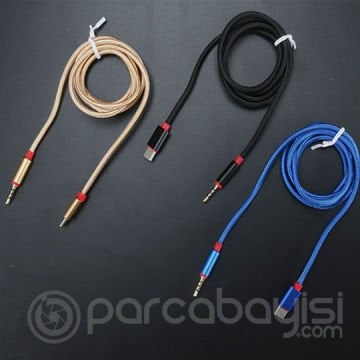 Ally Halat Usb Type-C Aux Muzik Kablo