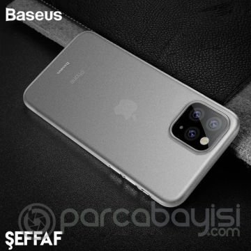 Baseus Wing Case İPhone 11 6.1 2019 Ultra İnce Lux Mat Şeffaf Kılıf