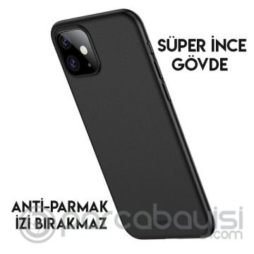 Baseus Wing Case İPhone 11 6.1 2019 Ultra İnce Lux Mat Şeffaf Kılıf