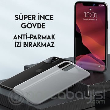 Baseus Wing Case İPhone 11 6.1 2019 Ultra İnce Lux Mat Şeffaf Kılıf