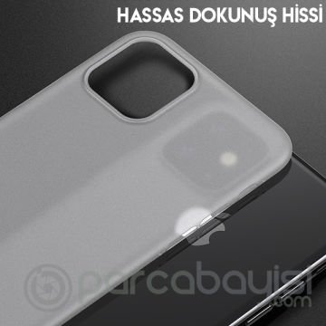 Baseus Wing Case İPhone 11 6.1 2019 Ultra İnce Lux Mat Şeffaf Kılıf