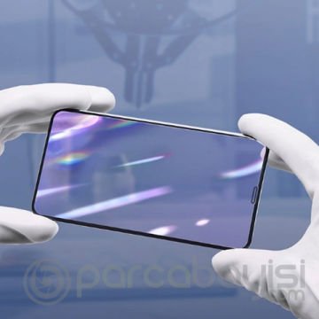 Baseus 0.25mm İPhone 11 PRO Max-XS Max 3D Curved Full Anti Blue Ekran Koruyucu