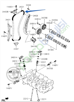Kia Pıcanto - Rio Eksantrik Zinciri Orjinal | 2432103000