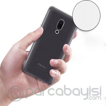 Meizu 16 Plus Kamera Korumalı Ultra Koruma Silikon Kılıf